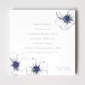 Anemone Tetbury Floral Invitations