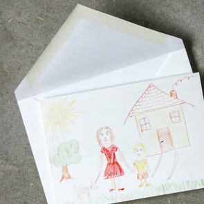 Your Child's Artwork Correspondence Cards