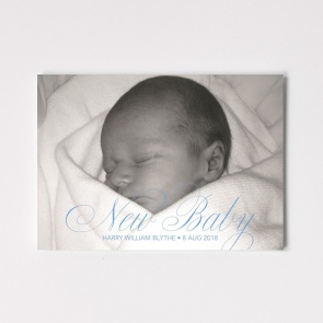 New Baby Photo Upload Postcard